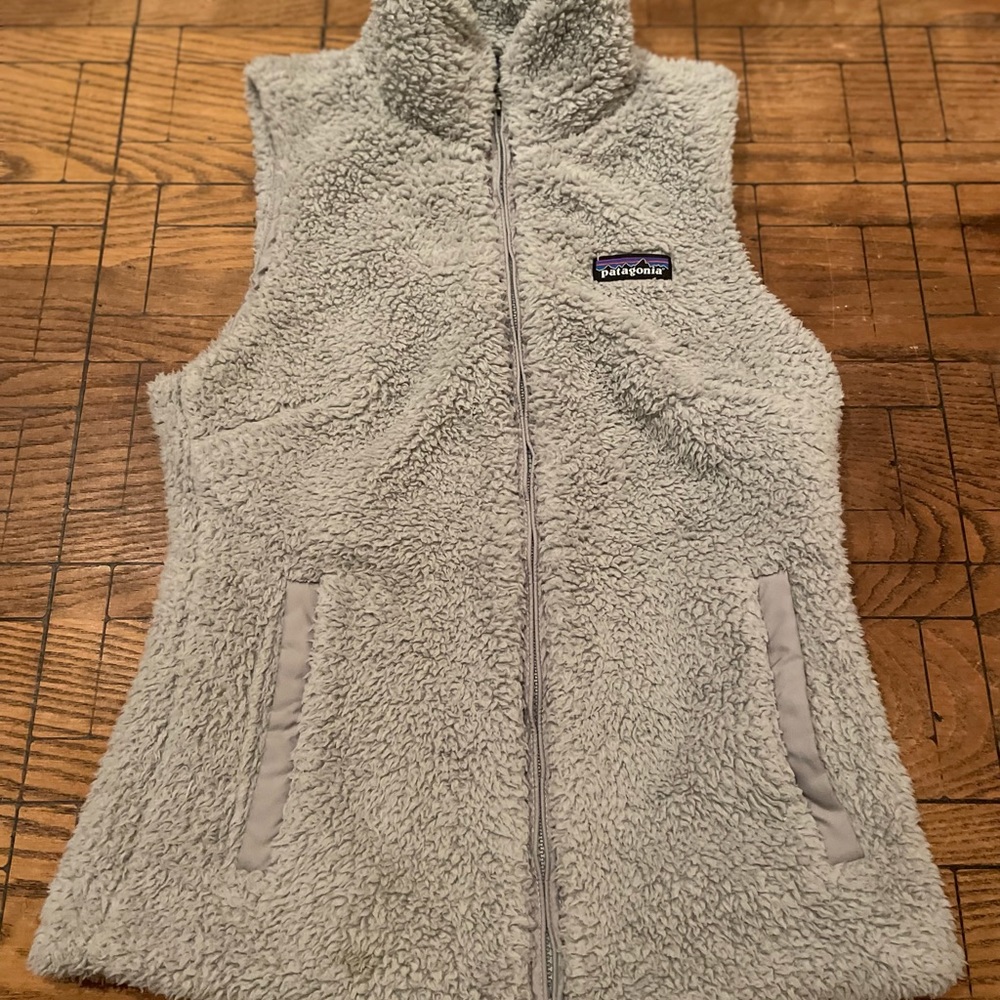 Patagonia Women's Los Gatos Fleece Vest. Salt Grey size and XS